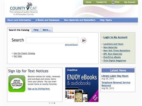 Milwaukee County Cat Catalog