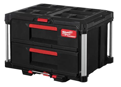 Milwaukee Packout 2 Drawer Tool Box Modular Storage System 4932472129