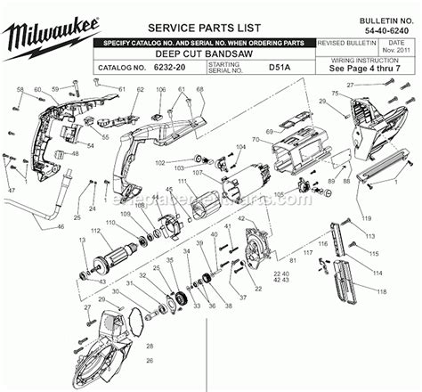 Milwaukee Portable Band Saw Parts 6230 Reviewmotors.co