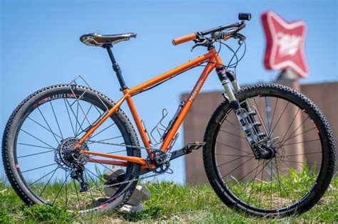 The Milwaukee Road steel frame is handcrafted by Waterford Precision Cycles in Wisconsin with classic road geometry and a cushy tire clearance of up to 32 mm (28c with fenders). There are few bicycles out there with more pride than an American-made steel road bike.. 