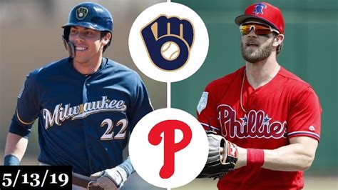 The Philadelphia Phillies (74-60) and the Milwaukee Brewers (75-59) will look for hitters to prolong streaks when the teams match up on Saturday at 7:15 PM ET at American Family Field. Trea Turner is currently on a 12-game hitting streak for the favored Phillies (-130), and William Contreras has hit safely in 11 consecutive games for the .... 