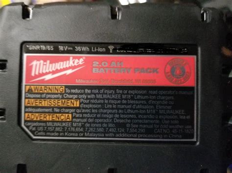 Data Comm VDV Tools; ... Use this extended-capacity battery to power your Milwaukee M18 cordless power tools. Includes (1) M18™ REDLITHIUM™ XC Extended Capacity Battery (48-11-1828) Share This. ... Zip/Postal Code Field 'Zip Code' is required. Language. You have successfully signed up to receive an email about special offers, new products .... 