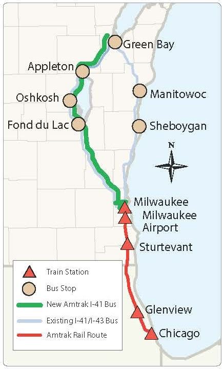 23 de fev. de 2023 ... ... Green Bay and Eau Claire remain uncertain, Wisconsin's top rail official says. A new passenger rail line, to be named the Great River route ....
