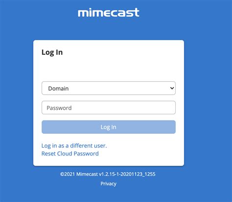 Mimecast login. console-za-2.mimecast.com 