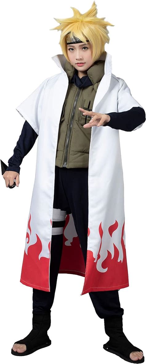 Find helpful customer reviews and review ratings for Anime 4th Hokage Cloak Namikaze Minato Cosplay Costume Halloween Cosplay Men's Long Robe Uniform Cloak with Accessories at Amazon.com. Read honest and unbiased product reviews from our users. .