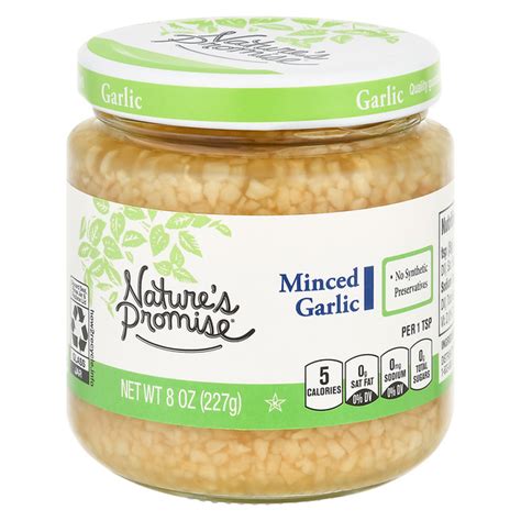 Save when you order Nature's Promise Garlic Minced 