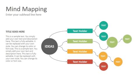 Mind Mapping Diagrams PowerPoint Presentation Template SlideSalad