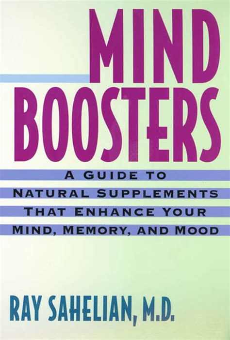 Mind boosters a guide to natural supplements that enhance your mind memory and mood. - 2003 fleetwood pioneer travel trailer manual.