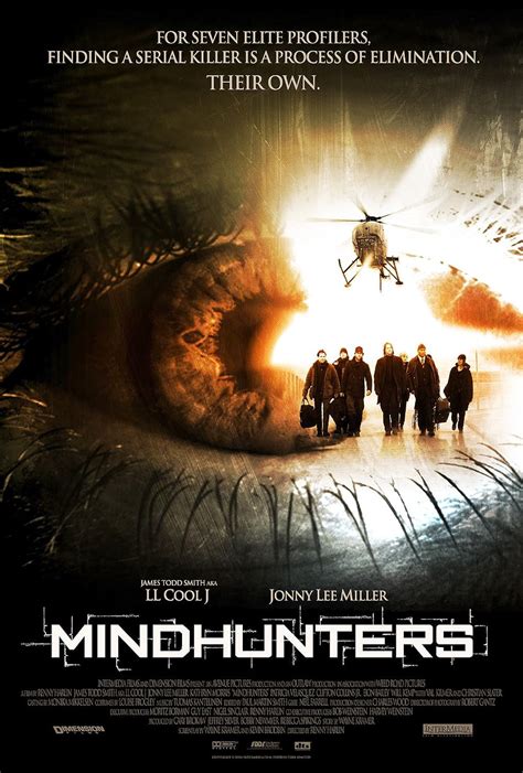 Mind hunters movie. On a remote island, the FBI has a training program for their psychological profiling division, called "Mindhunters", used to track down serial killers. The training goes horribly wrong, however, when a group of seven young agents discover that one of them is a serial killer, and is setting about slaying the others. 