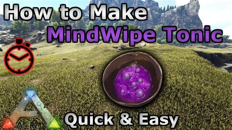 Mind wipe tonic Anyone able to make it for me, I'll trade what I can for it. < > Showing 1-12 of 12 comments . heroicidiot Apr 22, 2017 @ 8:55pm ... ARK: Survival Evolved > General Discussions > Topic Details. Date Posted: Apr 22, 2017 @ 8:40pm. Posts: 12. Discussions Rules and Guidelines. 