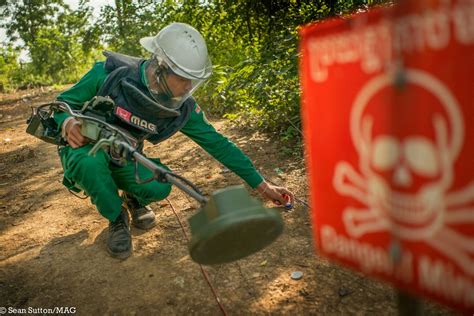 Mine advisory group. In 2019, a Mines Action Canada survey of 12 NGOs involved in landmine clearance around the world, including MAG, the Halo Trust, and the Danish Demining Group, found that women made up only 20% of ... 