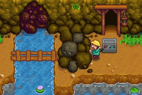 Mine levels stardew. Copper 0-39. Iron 40-79. Gold 80-120. Just refresh the levels by leaving the mine and re-entering. If I want to find dust sprites and iron ore I jump from level 45 to 55 to 65 since you get an elevator on each floor., fastest way aside from leaving the mines every time. Last edited by PrOxAnto ; Mar 22, 2021 @ 12:05am. 