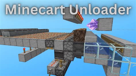 Minecart unloader. Instant minecart unloader - every once in a while, a minecart will either disappear or get sent into the water. The design is built the same as every tutorial I’ve witnessed for the tileable version, and I genuinely don’t know why the minecarts come out on occasion. 