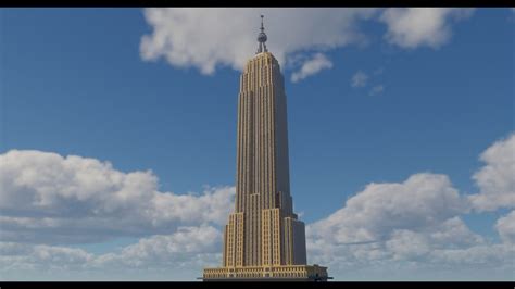 Minecraft: How i built the Empire State Building (Timelapse)