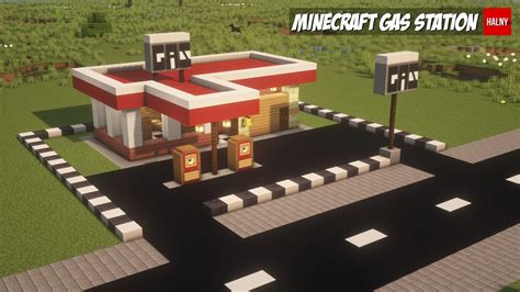 Minecraft: How to Build a Gas Station! - YouTube