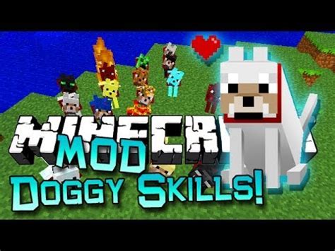 Minecraft "DOGGY TALENTS" MOD! (New Dog/Wolf Skills, Collars, …