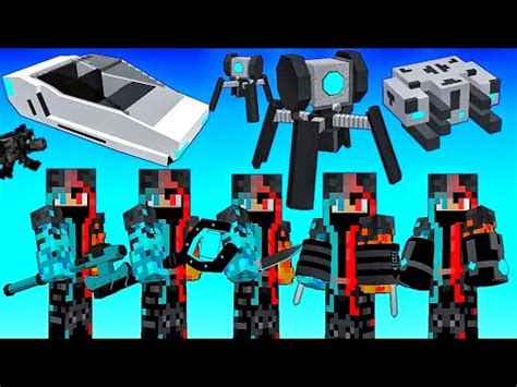 Minecraft - Future weapon and technology robot addon mod