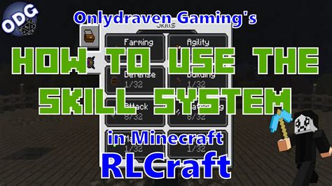 Minecraft - RLCraft - How to Use and Level the RLCraft Skill Points ...