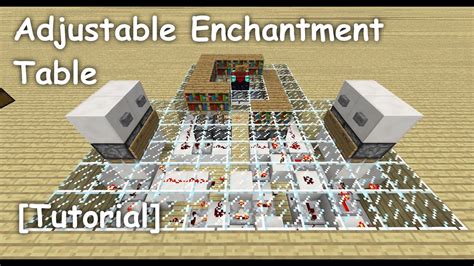 Minecraft 1 16 Adjustable Enchanting Table Tutorial Youtube