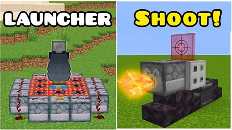 Minecraft 3 Simple Redstone Builds For Fun! YouTube