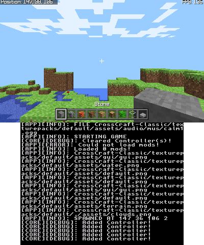 Minecraft 3ds browser edition.  CrossCraft-Classic is a fully implemented ...