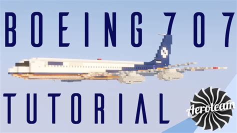Minecraft Airplane Boeing 707(Tutorial) YouTube