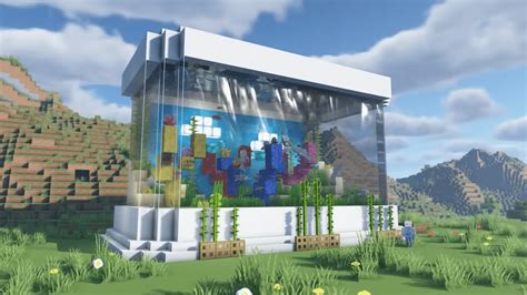 Minecraft Aquarium How to build an Aquarium in Minecraft Tutorial