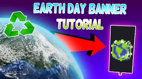 Minecraft Banner Tutorial How to make an Earth Banner YouTube