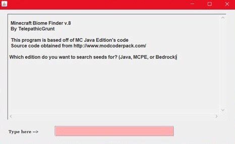 Minecraft Biome Finder Program Minecraft Amino