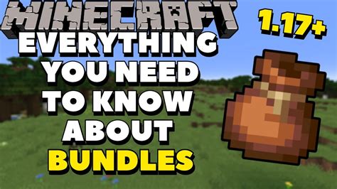 Minecraft Bundle Crafting Recipe - YouTube