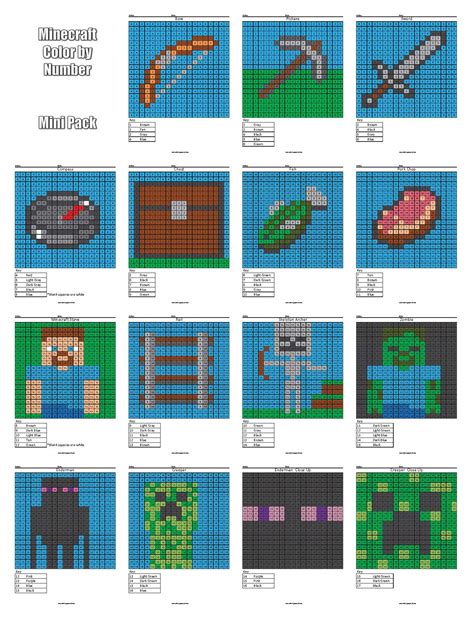 Minecraft Color by Number cover 16