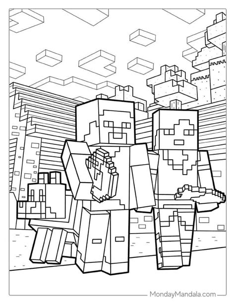 Minecraft Coloring Sheets Free