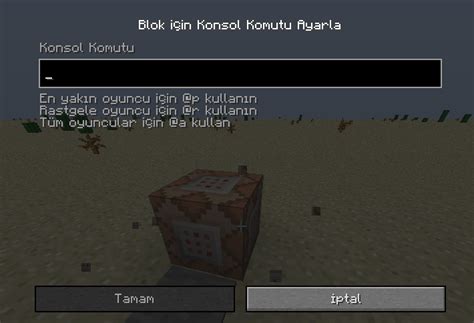 Minecraft Command Block Alma Türk Oyuncu Forumu. 