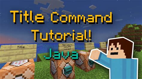 Minecraft Command Block Title Command Formatting Tutorial Json Minecraft Nicemarkmc Minecraft