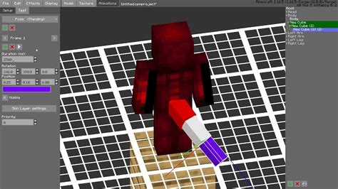 Minecraft Custom Player Models Templates