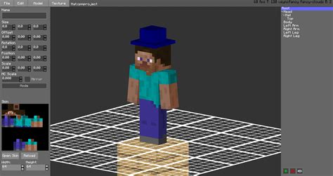 Minecraft Custom Player Models Templates, Web silivar template for