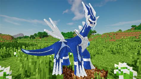 Minecraft Dialga Build Schematic 3d model