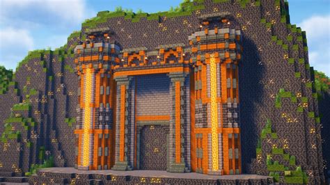 Minecraft Dwarven Mountainside Castle Tutorial! YouTube