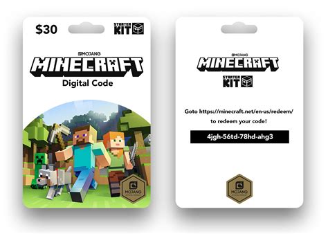Minecraft E Gift Card