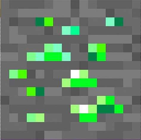 Minecraft Emerald Ore Texture