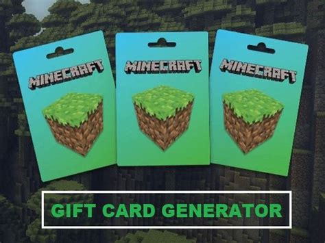 Minecraft Free Gift Card Generator April 2024 - 10% OFF