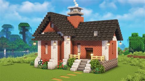 Minecraft How To Build A Brick House! YouTube