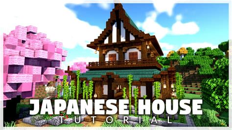 Minecraft How To Build A Japanese House Tutorial Youtube