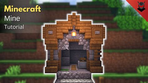 Minecraft How To Build A Medieval Mining Entrance Mine Tutorial