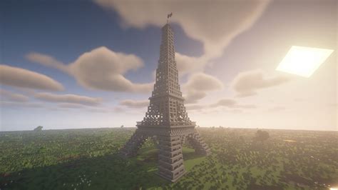 Minecraft How To Build Eiffel Tower Part 4