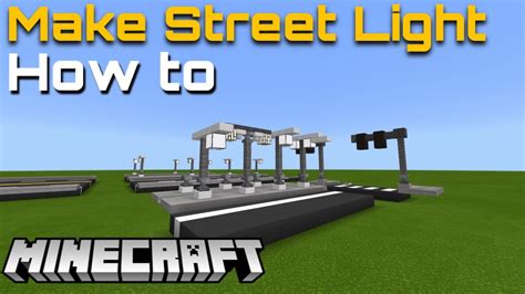 Minecraft How To Make A Working Street Light YouTube