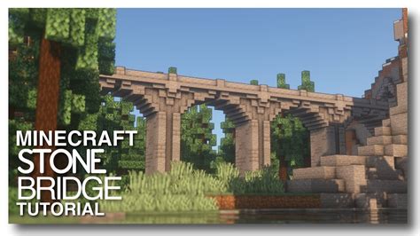Minecraft How to Build a Medieval Stone Bridge! YouTube