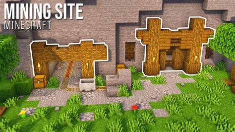 Minecraft How to Build a Mining House Tutorial (Plus Interior and