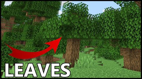 Minecraft How to get leaves YouTube