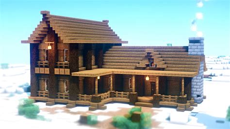 Minecraft Log Cabin Design